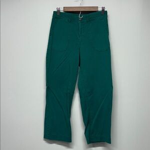 PRANA WOMEN’S SANCHO SLIM PANT CARGO CARPENTER‎ SIZE 2 GREEN ORGANIC COTTON